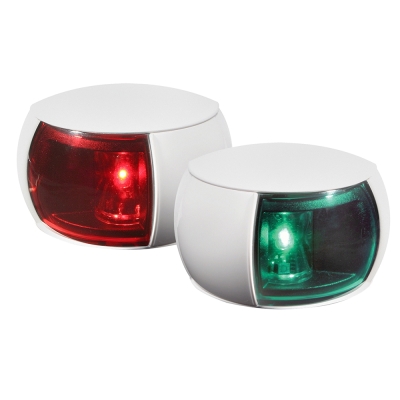 Hella Marine NaviLED Port & Starboard Pair - 2nm - Colored Lens/White Housing 980520811