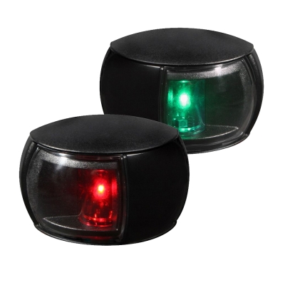 Hella Marine NaviLED Port & Starboard Pair - 2nm - Clear Lens/Black Housing 980520901