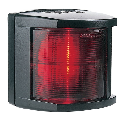 Hella Marine Port Navigation Light - Incandescent - 2nm - Black Housing - 12V 002984335