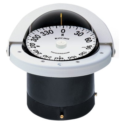 Ritchie FN-201W Navigator Compass - Flush Mount - White FNW-201
