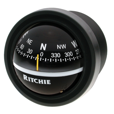 Ritchie V-57.2 Explorer Compass - Dash Mount - Black V-57.2