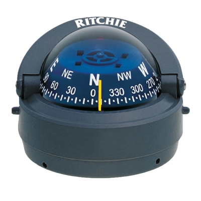 Ritchie S-53G Explorer Compass - Surface Mount - Gray S-53G