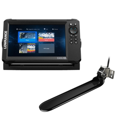 Lowrance Eagle 9 con Transductor TripleShot Cartas Interiores
