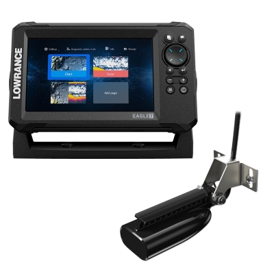 Lowrance Eagle 7 con Transductor SplitShot T/ M Cartas Interiores