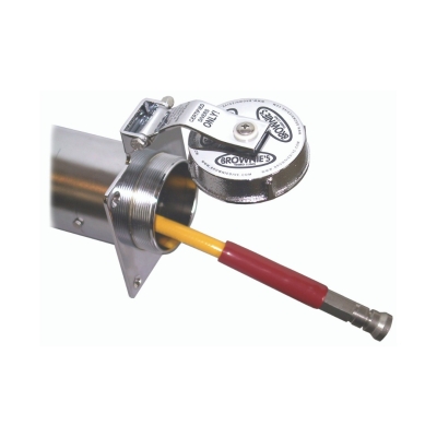 Brownie's Electric Hose Reel with Rocker Switch - 24V - 140 ft