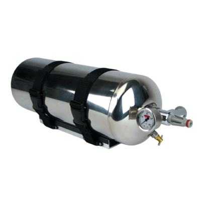 Brownie's Built-In Boat System 2.5 Gallon Accumulator Tank with Cradle and Gauge