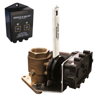 GROCO 2-1/2\" Bronze Electric Flanged Seacock - 12V FBVE-2500 12V