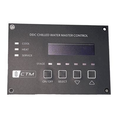 CTM MCC Master Control Display 40008A – DDC Chilled Water Master Control front panel