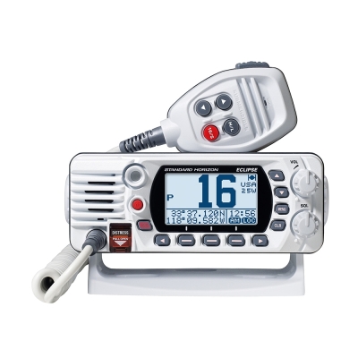 Standard Horizon GX1410B Eclipse Series 25W Fixed Mount VHF - White GX1410W