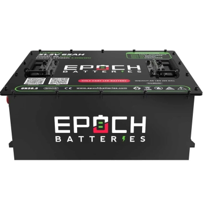 Epoch 48V 65Ah Golf Cart Battery Complete Kit - Lithium (LiFePO4)