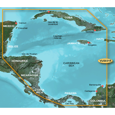 Garmin VUS031R Vision G3 Southwest Caribbean Charts