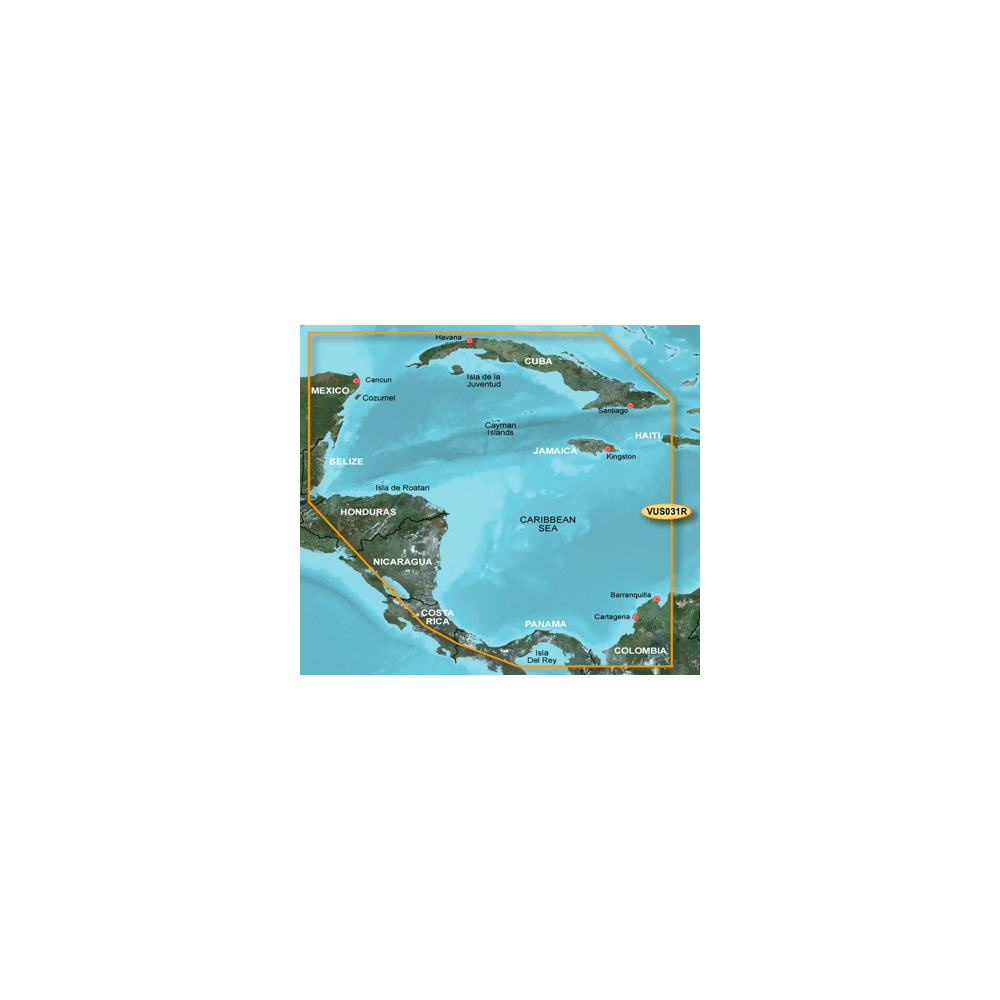 Carta Nautica Garmin BlueChart G3 HD Caraibi Sud-orientali, MicroSD/SD 010-C0731
