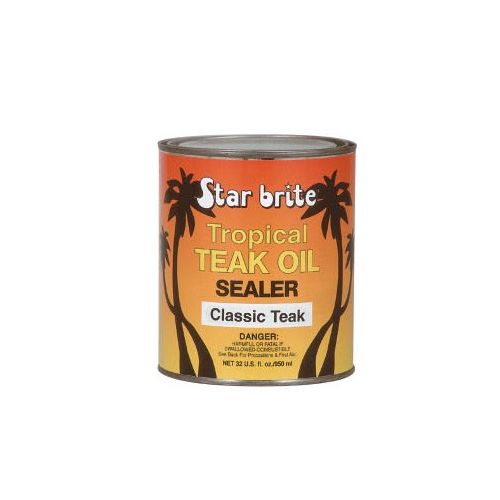 Starbrite Teak Oil - Tropical Teak Oil Sealer - Classic Teak/32 oz