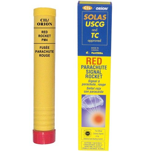 Red Parachute SOLAS Signal Rocket Red Parachute SOLAS Signal Rocket