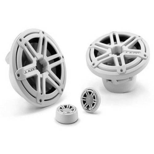 7.7" Tower Component System (White Sport Grilles) 7.7" Tower Component System (White Sport Grilles)