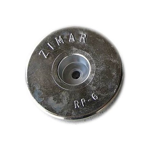 ZIMAR RP-6  Round Plate Marine Zinc Anode