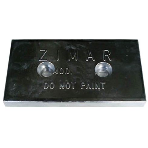ZIMAR UP-6 Bolt On Drilled Plate Marine Zinc Anode