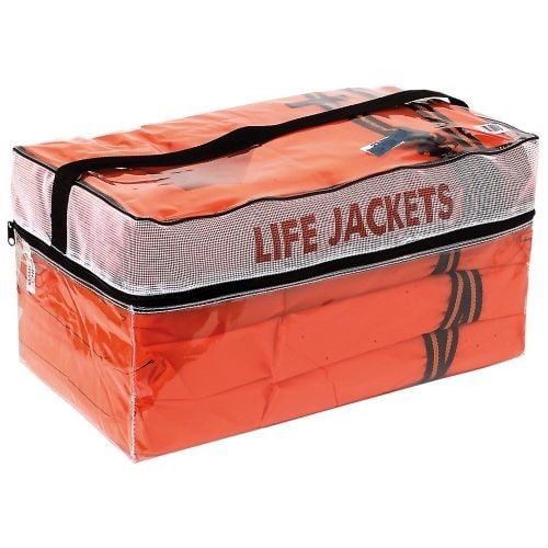 Type II Adult Life Jacket Four Pack w/ Bag