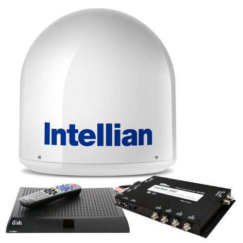 Intellian i2 US System w/DISH/Bell MIM, 15M RG6 Cable, & VIP211z DISH HD Receiver