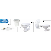jabsco electric toilets toilet marine compact 12v bowl soft close 24v boating yacht boat jabscoshop pumps there waste basket