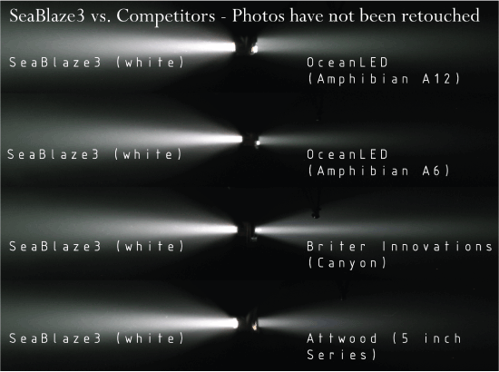 Lumitec Seablaze Vs. OceanLED Vs. Briter Innovations Vs. Attwood