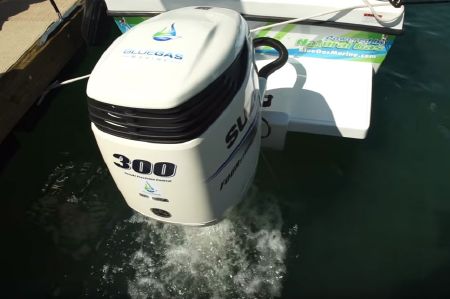 natural gas hybrid boat motor