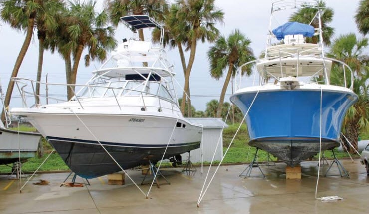 How to tie your boat down for a hurricane