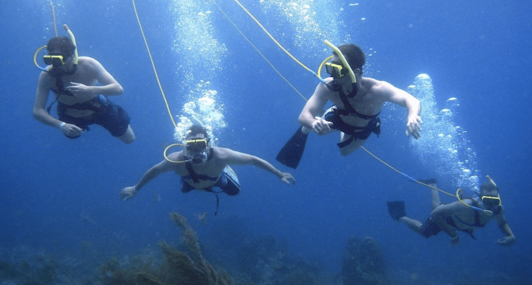 Diving with a Brownie's Diving Hookah