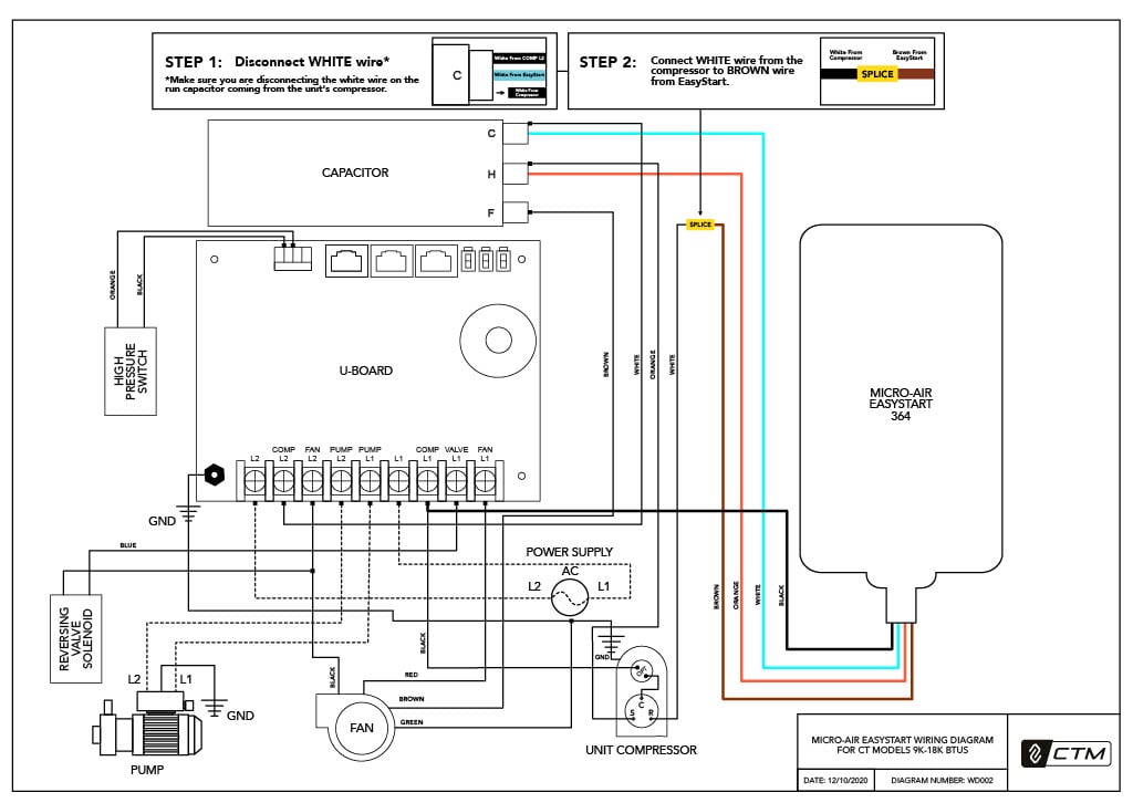 Micro Air Easy Start 364 - Marine Air Conditioning Wiring Diagrams