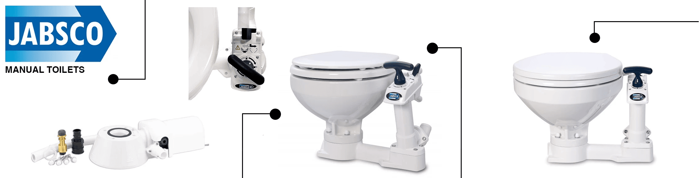 Jabsco Manual Marine Toilets