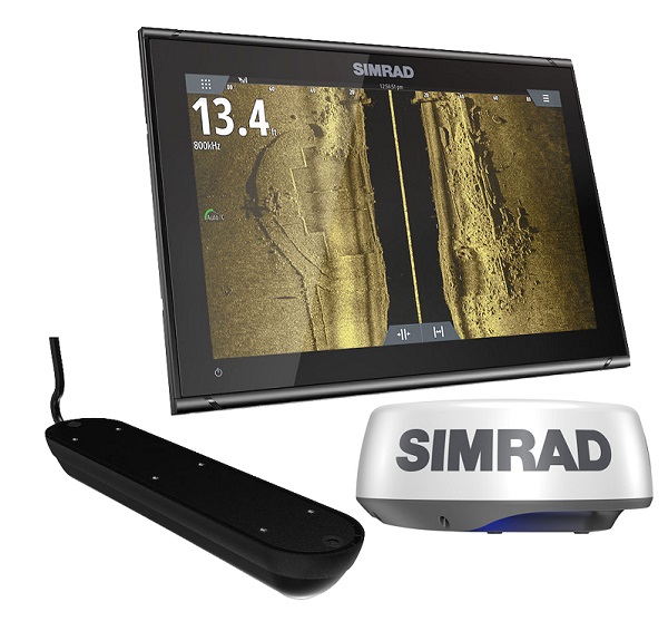 Simrad GO9 XSE Halo Plus Radar and 3in1 Bundle 000-15617-001