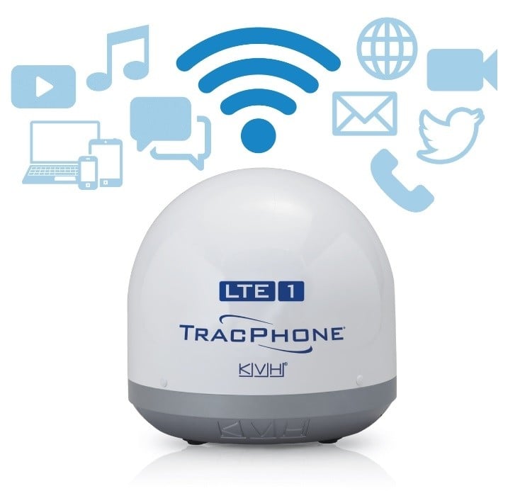 KVH TracPhone LTE-1 Broadband Mobile Internet 01-0419