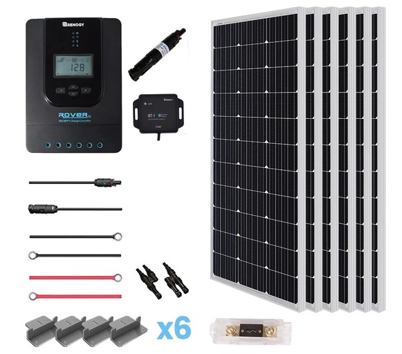 Renogy 600 Watt Solar Panel Kit