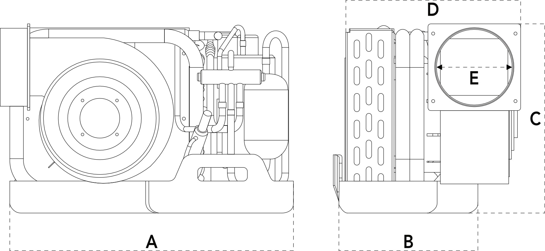 CT Unit Dimensions CT-16 230V