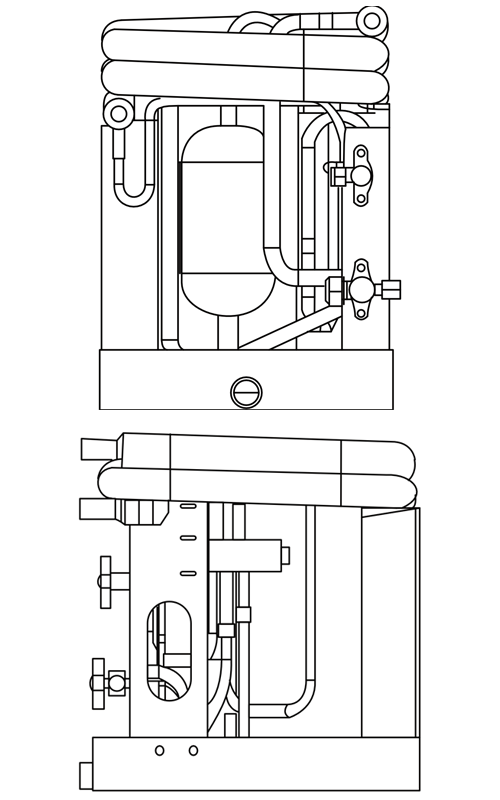 CX-12 Unit Dimensions - 115V