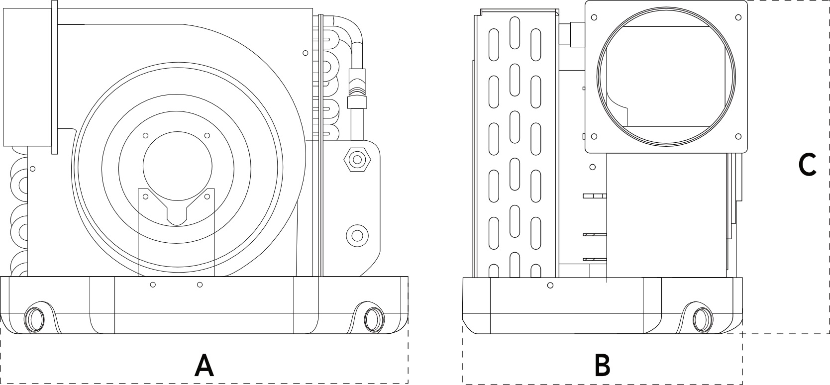 EV-6H Unit Dimensions