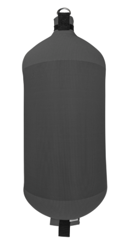 Fendertex Cylindrical C73 - 27.6" x 9.9" - Dark  Grey