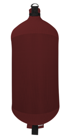 Fendertex Cylindrical C104 - 39.4" x 13.4" - Burgundy