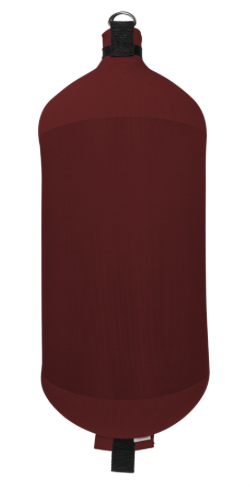 Fendertex Cylindrical C124 - 47.2" x 14.2" - Burgundy