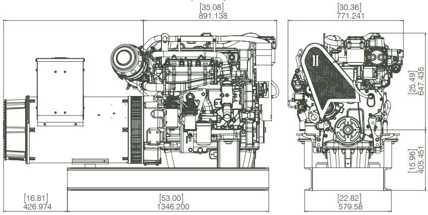 Mer MG104 Marine Generator 104 kW