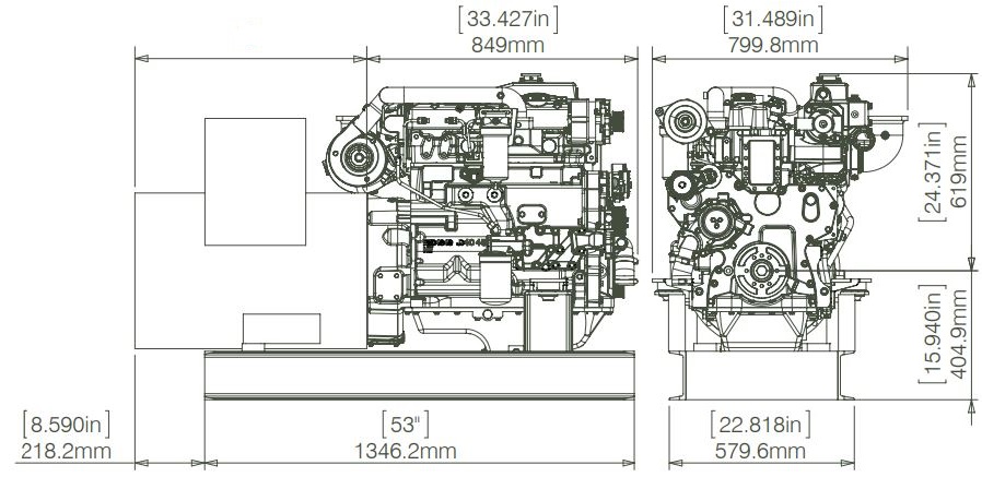 Mer MG50 Marine Generator 50 kW