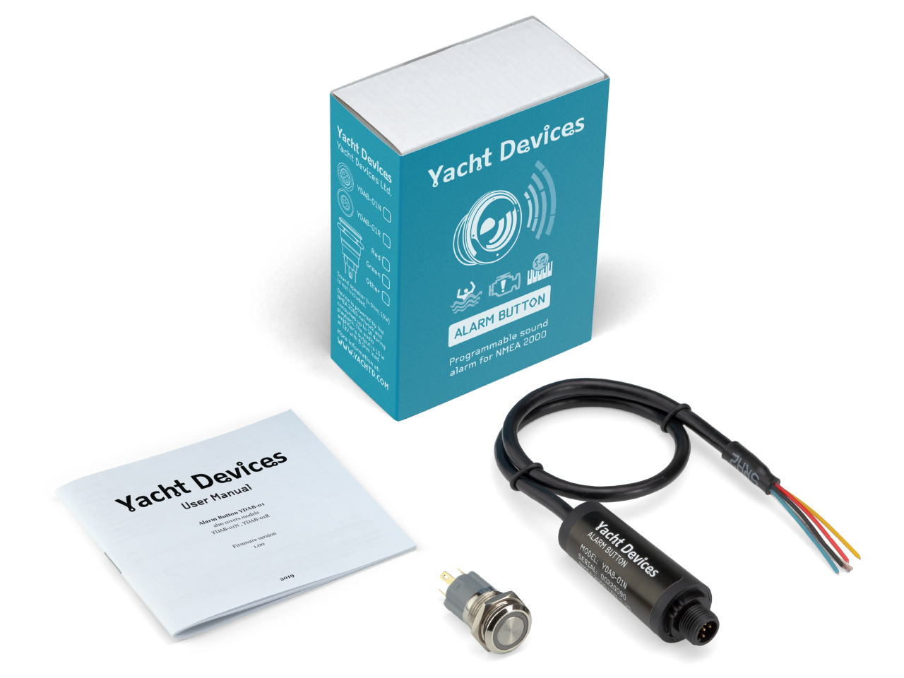 Yacht Devices NMEA 2000 Alarm Button - YDAB-01