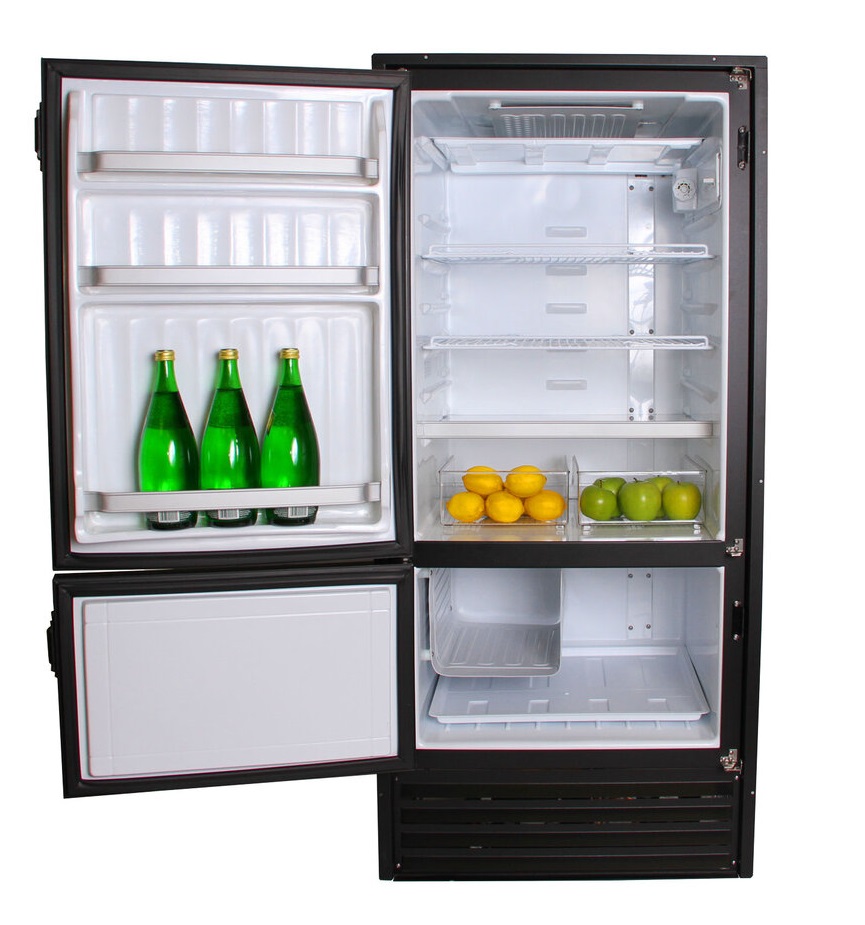 NovaKool RFU9000 Two door upright refrigerator and freezer