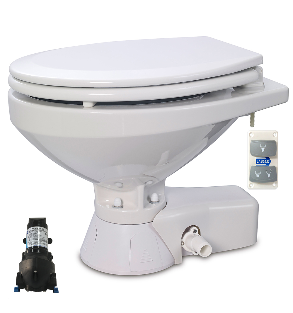 Jabsco 37245 Series Quiet Flush Toilet