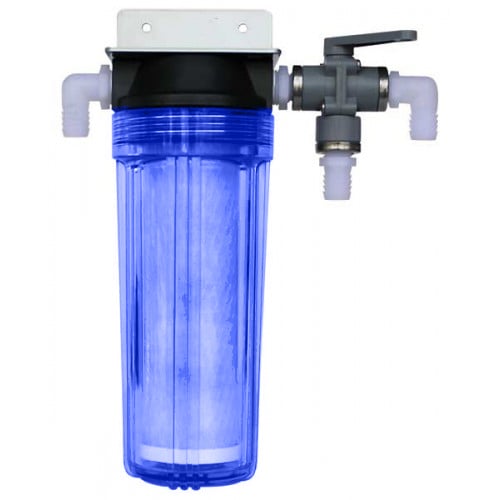 VILLAGE MARINE TEC Manual Fresh Water Flush Kit, 2.5" X 10" Flush Filter