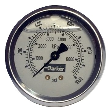 water maker pressure guage