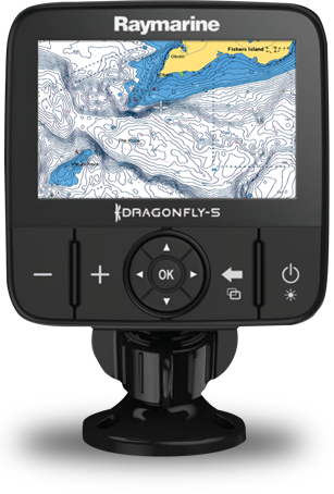 Raymarine Dragonfly 5M GPS Chart Plotter / Navionics+ US Charts E70295-NAG