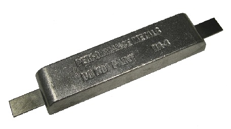 HA3A-S 5 lb Strap Anode with Steel Strap - GA12,ZSS-12, ASS-5 Replacement