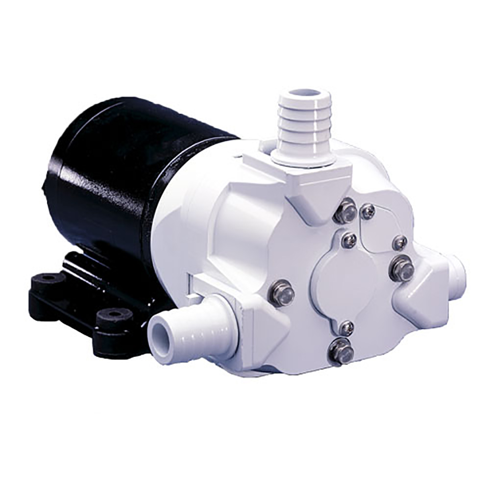 Elongated White Raritan Atlantes Freedom with vortex-vac 24 Volt Smart Switch Control Remote Intake Pump 