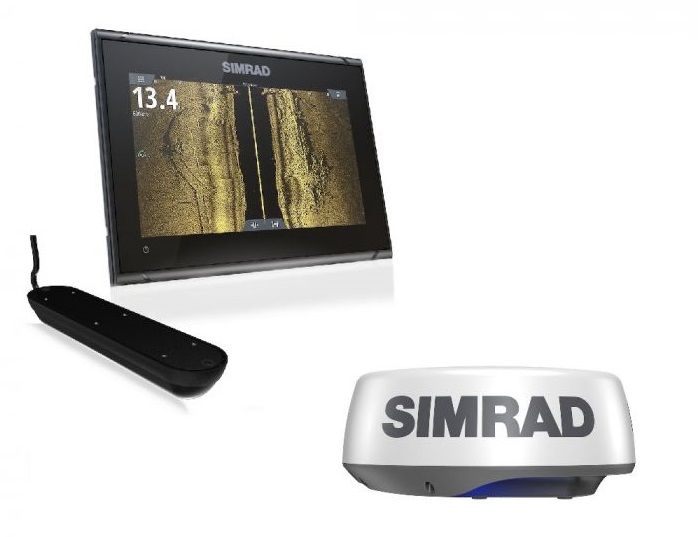 Simrad GO12 XSE Halo Plus Radar and 3in1 Bundle 000-15619-001